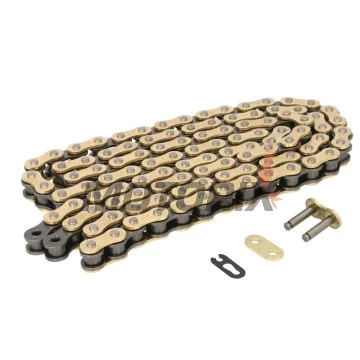 Řetěz -DID- 520DZ2G&B-114, velikost 520, 114 článků, zlatá/černá