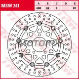 Brzdový kotouč -TRW- MSW241, 300mm, Suzuki GSX-R600, GSX-R750, GSX-R1000 (2003-2005)