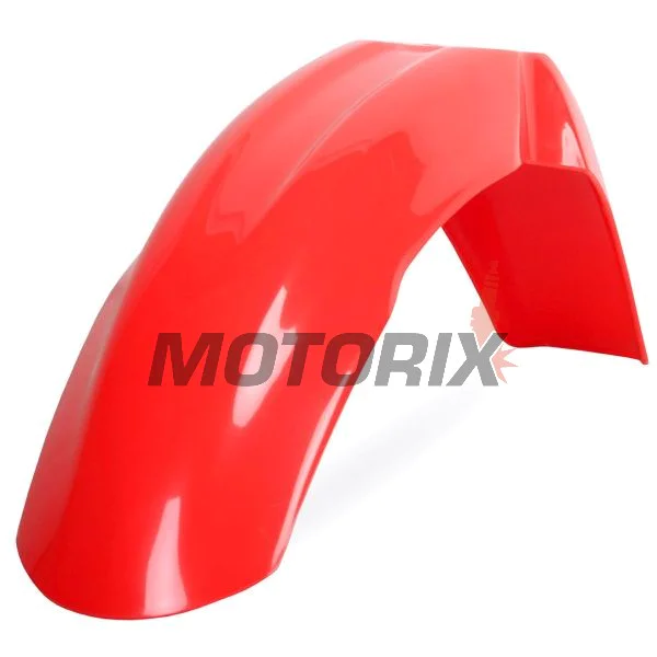 Přední Supermoto blatník -POLISPORT- červený, HONDA CR, CRF 125/250/450 2002-2003