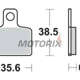 Brzdové destičky -TRW- MCB767, Gas Gas Randonne 125, Husqvarna CR 50 (2011-2012), SM 50 (2011)
