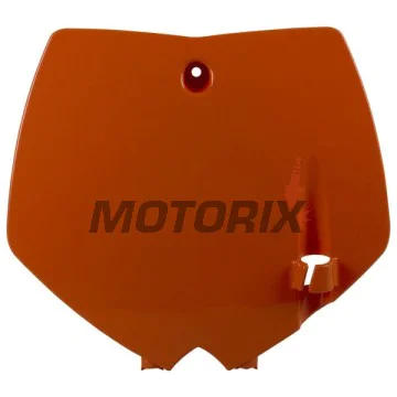 Motokrosová maska/tabulka startovního čísla -POLISPORT- oranžová, KTM SX, XC 65 2002-2008