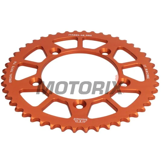 Zadní rozeta -JT- JTA894,48ORG, 48 zubů, oranžový, hliníkový, Gas Gas MC 65 2021-2024, Husqvarna TC 65 2017-2024, KTM SX 65 2012-2024
