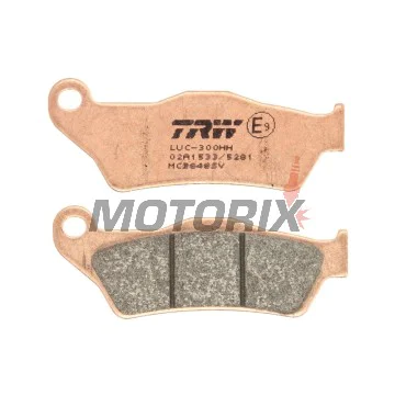 Brzdové destičky -TRW- MCB648SV, Alfer 250, Aprilia MX/Mana/Pegaso/RST, ATK Cross/Enduro, BMW G450X/HP2, Ducati Monster, Gas Gas EC, Husqvarna SM/TE/WR, KTM Adventure/EXC/SX, Moto Guzzi Stelvio, Yamaha TT/Majesty