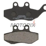 Brzdové destičky -FERODO- FDB677EF, Aprilia ETX125, MX50, Pegaso50/125, RS50, RX50/125, Gilera DNA50/125/180, Runner125/180, Malaguti Madison125, Piaggio GT125/250, Hexagon125, Skipper125, Sachs ZX50/125, ZZ125, Rieju RS1 50Evo