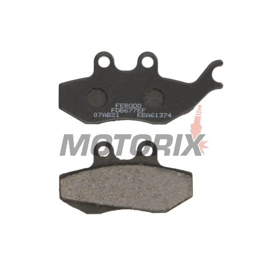 Brzdové destičky -FERODO- FDB677EF, Aprilia ETX125, MX50, Pegaso50/125, RS50, RX50/125, Gilera DNA50/125/180, Runner125/180, Malaguti Madison125, Piaggio GT125/250, Hexagon125, Skipper125, Sachs ZX50/125, ZZ125, Rieju RS1 50Evo