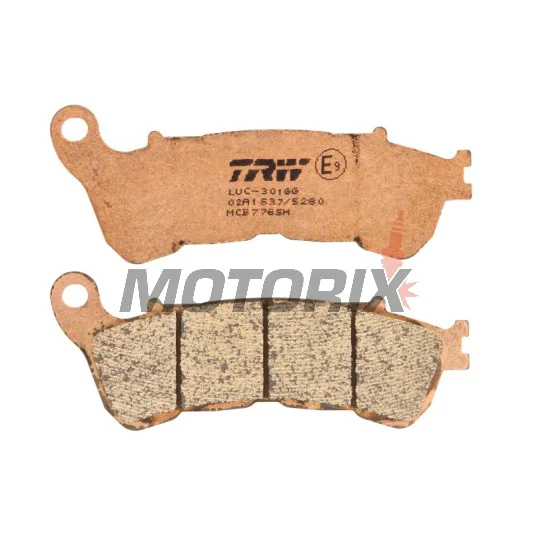 Brzdové destičky -TRW- MCB776SH, Harley-Davidson XL883-1200 Sportster + Honda CB-CBF-CBR/FES-FJS-NSS Forza/NC-NT-SH-ST/VFR-VT-XL + Suzuki Burgman/Sixteen/Boulevard-Intruder 1800 (2004-2018)
