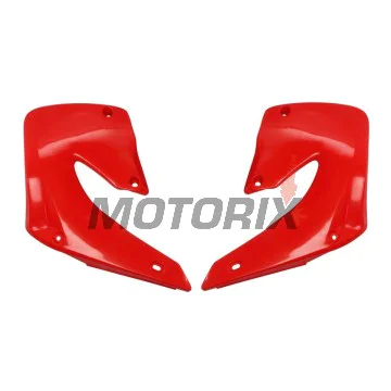 Přední boční plasty -POLISPORT- červené, HONDA CR 125/250 2000-2001