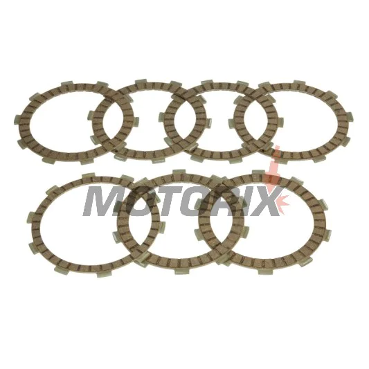 Sada spojkových lamel -FERODO- FCD0125, Honda CB500/500S & CB650F/E (1994-2017), CBF500 ABS (2004-2008), CBR400RR/650F (1990-2017), CRM250AR (1994-1998), NSR250R (1987-1993), VT600C Shadow (1988-2003), XL600V Transalp (1987-2000), Suzuki DR-Z