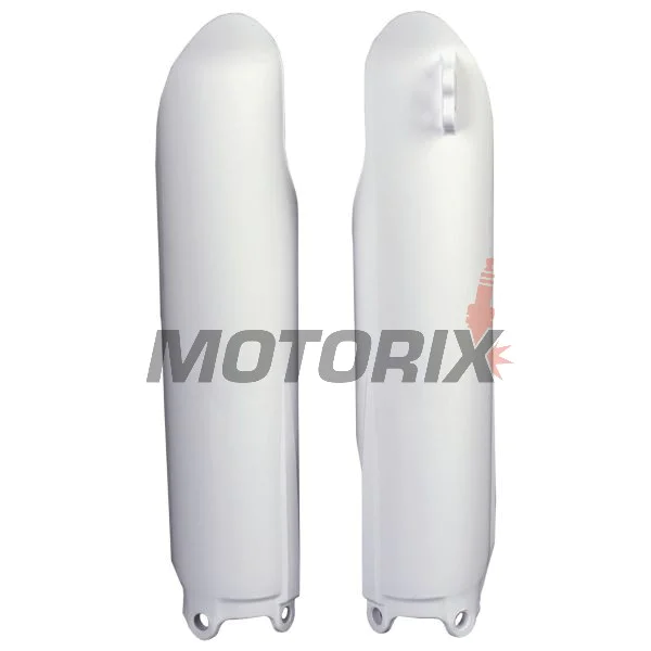 Chrániče přední vidlice -POLISPORT- bílé, YAMAHA WR, YZ 125/250/450 2006-2014
