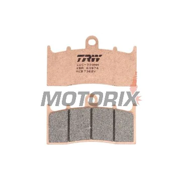 Brzdové destičky -TRW- MCB736SV, BMW K, R series - K1200/1300/1600 GT, GTL, LT, R, Sport; R850/1100/1150/1200 R, RS, RT, GS, Rockster, CL - 2000-2018