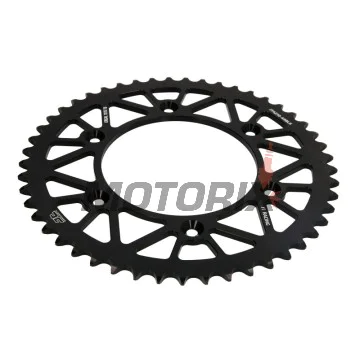 Zadní rozeta -JT- JTA210,49BLK, 49 zubů, černý, hliníkový, Honda CR 125 1979-2007, CR 250 1984-2008, CR 500 1984-2001, CRF 150 2003-2018, CRF 230 2003-2017, CRF 250 2002-2021, CRF 450 2002-2022, CRM 250 1991, 1997-1999, XR 250/400 1996-2004