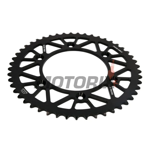 Zadní rozeta -JT- JTA210,49BLK, 49 zubů, černý, hliníkový, Honda CR 125 1979-2007, CR 250 1984-2008, CR 500 1984-2001, CRF 150 2003-2018, CRF 230 2003-2017, CRF 250 2002-2021, CRF 450 2002-2022, CRM 250 1991, 1997-1999, XR 250/400 1996-2004