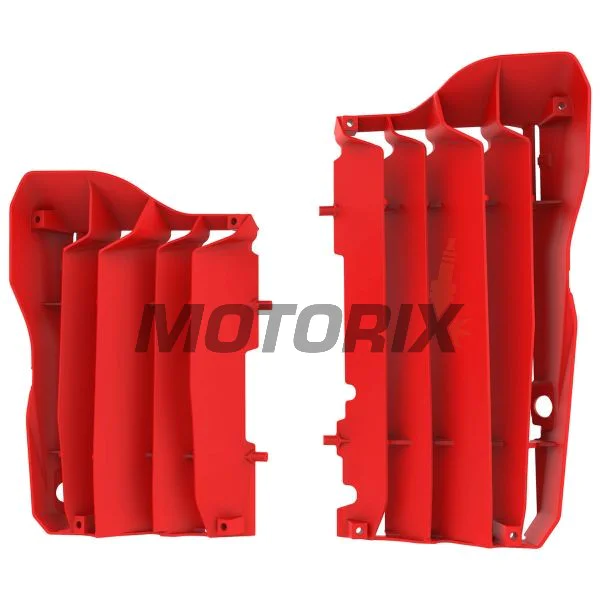 Chrániče chladiče -POLISPORT- červený, HONDA CRF 450 2017-2020