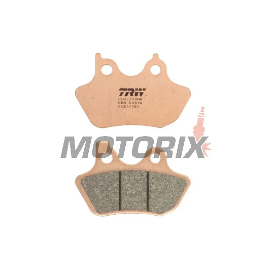 Brzdové destičky -TRW- MCB777SV, Harley Davidson FLHR Road King, FLHT Electra Glide, FLHX Street Glide, FLST Fat Boy/Softail, FLTR Road Glide, FXD Dyna, FXST Softail, VRSC V-Rod, XL/XLH Sportster - 883-1803cc, 1999-2013