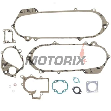 Kompletní sada těsnění motoru -ATHENA- Derbi Vamos 50 1995, Italjet Formula 50 1994-2000, Torpedo 50 1997-1999, Velocifero 50 1994-1999, Malaguti CR1 50 1995-1999, Suzuki AH 50 1992-1995, AJ 50 1995-1997