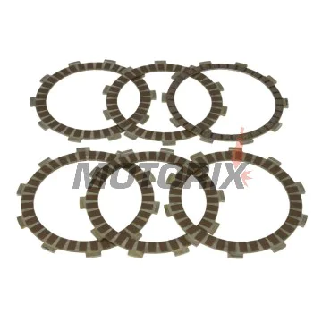 Sada spojkových lamel -TRW- MCC114-6, Honda CRM 125 1990-1999, Honda NSR 125R 1989-2003, Honda NV400C Steed 1992-1997, Honda TRX 350TE FourTrax ES 2005-2006, Honda VT500 Shadow 1983-1985