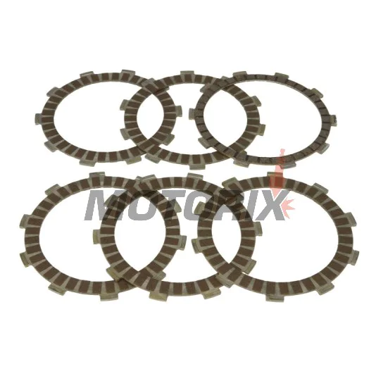 Sada spojkových lamel -TRW- MCC114-6, Honda CRM 125 1990-1999, Honda NSR 125R 1989-2003, Honda NV400C Steed 1992-1997, Honda TRX 350TE FourTrax ES 2005-2006, Honda VT500 Shadow 1983-1985