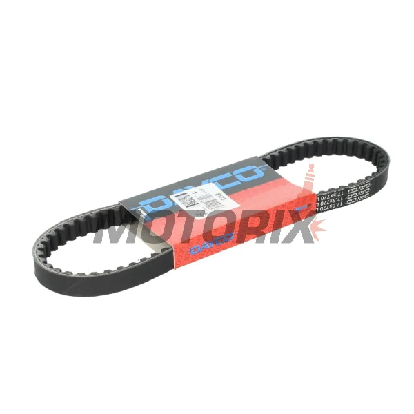 Řemen -DAYCO- DAY8173, 770x17.5mm, Aprilia Scarabeo 100, Benelli K2/Naked 100, Italjet Millenium 100, MBK Ovetto/Nitro/Booster 100, Yamaha BW S/Neos/Aerox 100 1999-2002