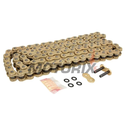 Řetěz -DID- 520ZVMXG&G-118, velikost 520, 118 článků, dvojité zesílený, zlatá