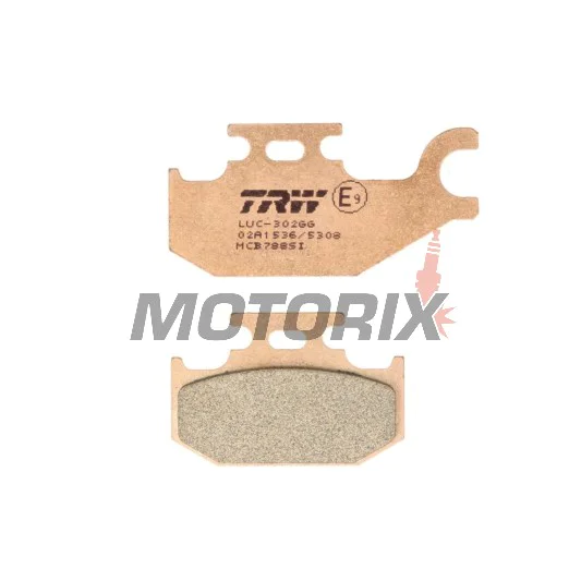 Brzdové destičky -TRW- MCB788SI, Suzuki LT-A KingQuad 400/450/500/700/750 (2005-2017), Suzuki LT-F KingQuad 400 (2008-2016)