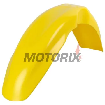 Přední Supermoto blatník -POLISPORT- žlutý, SUZUKI RM 85 2002-2023
