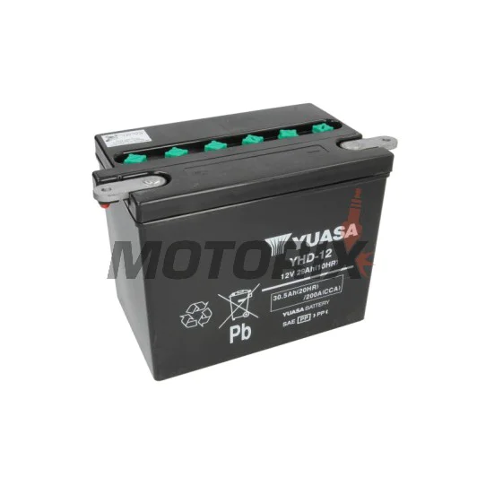 Akumulátor -YUASA- YHD-12, 30Ah 12V
