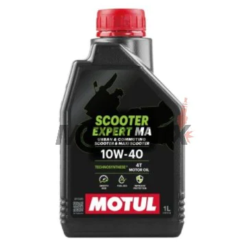 Motorový olej -MOTUL- SCOOTER EXPERT MA, 10W40, polosyntetika, 1L