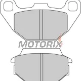 Brzdové destičky -FERODO- FDB2096EF, Kawasaki KFX 50/90 (2007-2017), Kymco Agility 125-200 (2008-2019), Like 50-200 (2009), MX/MXU 50-150 (2004-2010), People 50-500 (2000-2016), Vitality 50 (2004-2005)