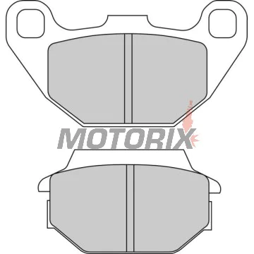 Brzdové destičky -FERODO- FDB2096EF, Kawasaki KFX 50/90 (2007-2017), Kymco Agility 125-200 (2008-2019), Like 50-200 (2009), MX/MXU 50-150 (2004-2010), People 50-500 (2000-2016), Vitality 50 (2004-2005)