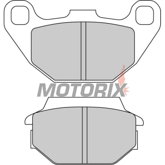Brzdové destičky -FERODO- FDB2096EF, Kawasaki KFX 50/90 (2007-2017), Kymco Agility 125-200 (2008-2019), Like 50-200 (2009), MX/MXU 50-150 (2004-2010), People 50-500 (2000-2016), Vitality 50 (2004-2005)