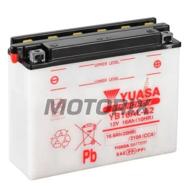 Akumulátor -YUASA- YB16AL-A2, 17Ah 12V
