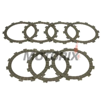 Sada spojkových lamel -TRW- MCC435-7, Yamaha MT-07/Tracer 700/XSR700 (2014-2019), Yamaha XVS650 Drag Star/Classic (1998-2007), Yamaha YZ250 (1988-1992)
