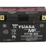Akumulátor -YUASA- YT7B-BS, 7Ah 12V