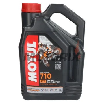 2taktní olej -MOTUL- 710, 2T, plná syntetika + ester, 4L