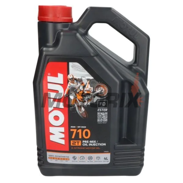 2taktní olej -MOTUL- 710, 2T, plná syntetika + ester, 4L