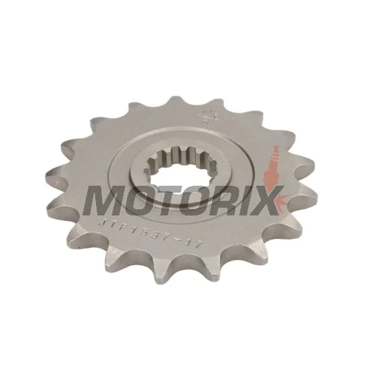 Přední pastorek -JT- JTF1537,17, 17 zubů, Kawasaki KLV 1000 2004-2006, KLZ 1000 2010, 2012-2019, Z 1000 2003-2020, Z 900 2017-2019, ZR 1000 2010-2014, ZX-10R 1000 2004-2019, ZX-9R 900 2002-2004