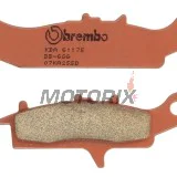 Brzdové destičky -BREMBO- 07KA25SD, Kawasaki KFX 450R, 700 (2004-2014), KVF 650 Brute Force, 700 Prairie (2002-2011), Suzuki LT-V 700 Twin Peaks (2004-2006)