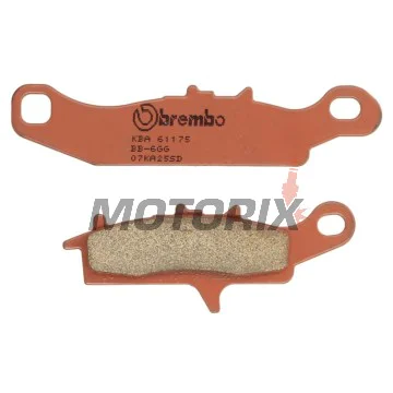 Brzdové destičky -BREMBO- 07KA25SD, Kawasaki KFX 450R, 700 (2004-2014), KVF 650 Brute Force, 700 Prairie (2002-2011), Suzuki LT-V 700 Twin Peaks (2004-2006)