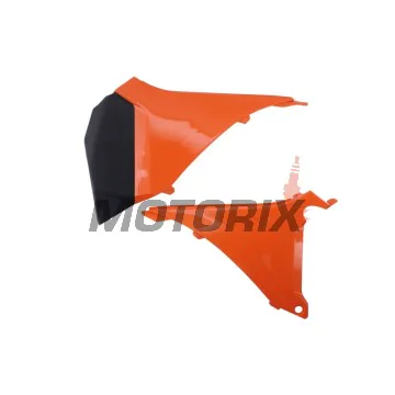 Kryt/plast vzduchového filtru -POLISPORT- oranžový, KTM EXC, EXC-F, SX 125-500 2011-2013