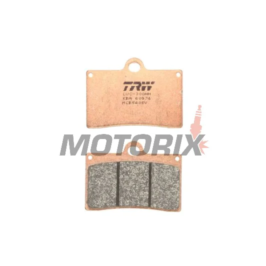 Brzdové destičky -TRW- MCB540SV, Aprilia RS/RS4, Beta Euro/Jonathan, Cagiva Canyon/Mito/Raptor, Ducati Monster/SS/916, Gas Gas FSE/FSR, KTM Duke/LC4/SMR, Moto Guzzi California/Daytona, MZ Skorpion, Sachs Roadster/XTC, Yamaha SZR - 125-1100cc, 1988-2016