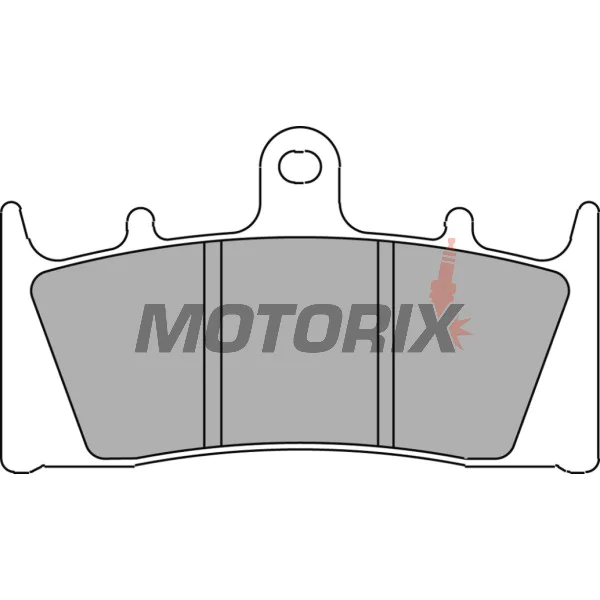 Brzdové destičky -FERODO- FDB2144P, Kawasaki ZX-6R/ZX-9R/ZX-12R Ninja (1996-2003), Suzuki GSF1200 Bandit, GSX1300R Hayabusa, GSX-R1000 (1999-2007)