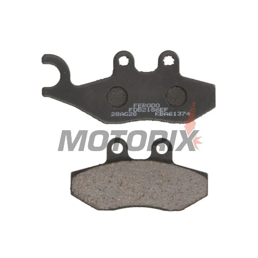 Brzdové destičky -FERODO- FDB2186EF, Piaggio Beverly 125-350 (2006-2017), MP3 125-500 (2006-2016), X10 125-500 (2012-2015), X7 125-300 (2007-2014), X8 400 (2006-2008), X9 125-250 (2005-2008)