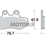 Brzdové destičky -TRW- MCB774, Gilera Runner 125FX/180FXR/180VXR/200VXR (1999-2005), MBK XC 125 Flamex(2005), Peugeot Elyseo 125 (2003), Piaggio Beverly 125/125GT (2002-2005), Yamaha Cygnusx125 (2004-2009)