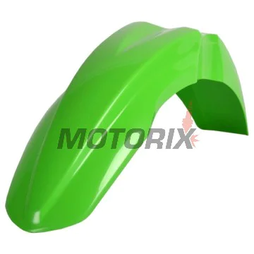 Přední Supermoto blatník -POLISPORT- zelený, KAWASAKI KX 250/450 2009-2012