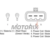Regulátor dobíjení -DZE- regulátor dobíjení, 12V, 50A, POLARIS RZR, ACE 325-1000 2012-2016