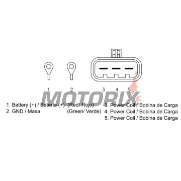 Regulátor dobíjení -DZE- regulátor dobíjení, 12V, 50A, POLARIS RZR, ACE 325-1000 2012-2016