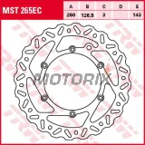 Brzdový kotouč -TRW- MST265EC, 260mm, Benelli BX449 + Honda CB1000R + Husaberg FC-FE-FS 400-600 + Husqvarna FC-FE-TC-TE 125-501 + KTM EXC/SX/XC 125-625 (1993-2020)
