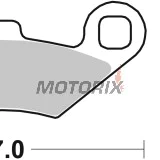 Brzdové destičky -BREMBO- 07PO02SD, Polaris Scrambler 400/500/500 H.O. (2WD & 4WD), Polaris Sportsman 400/500 EFI/H.O./Touring/X2/6x6 ATV