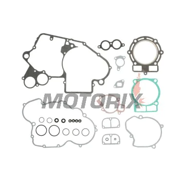 Kompletní sada těsnění motoru -WINDEROSA- KTM EXC 520 2000-2002, KTM EXC 525 2003-2007, KTM MXC 450 2003-2004, 2007, KTM MXC 520 2001-2002, KTM MXC 525 2003-2005, KTM SMR 450 2005-2007, KTM SX 450 2003-2006
