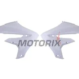 Přední boční plasty -POLISPORT- bílé, YAMAHA YZ 250/450 2018-2023